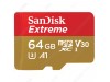 Sandisk Extreme MicroSDXC A1 UHS-I Card Read 100MBs/667X 64GB (With Adapter)